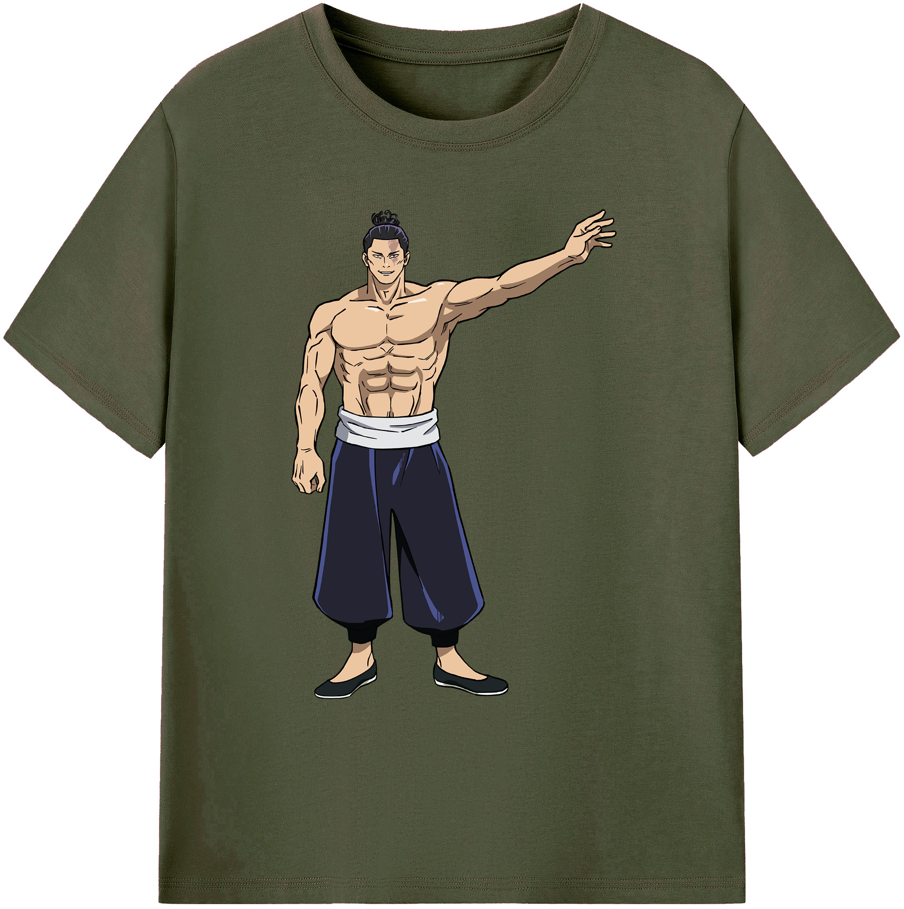 （画像用） 呪術廻戦 Jujutsu Kaisen 綿100％ メンズ半袖Tシャツ｜肌触りやわらか＆通気性